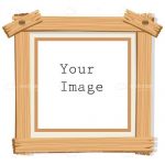 Wooden Photo Frame with Sample Text